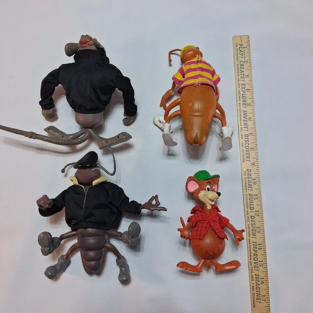 Kenner Action Figures Kids 7in Multicolor‎ Good Capitol Critters Squash Em 4pc
